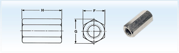 Coupling Hex Nuts