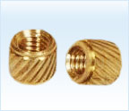 Brass Cross Knurled Inserts