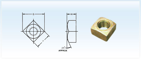 Heavy Square Nut