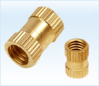 Brass Straight Knurled Inserts